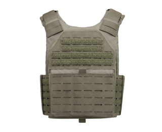 Armor Express SAU (Special Assignment Unit) Plate Carrier with Laser Cut configuration in OD Green